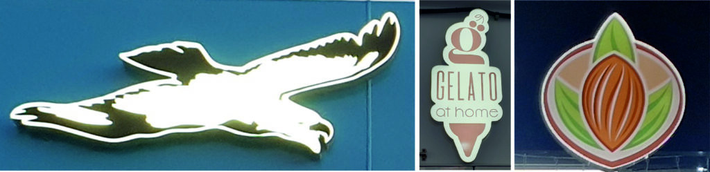 Светещи табели с нестандартна форма